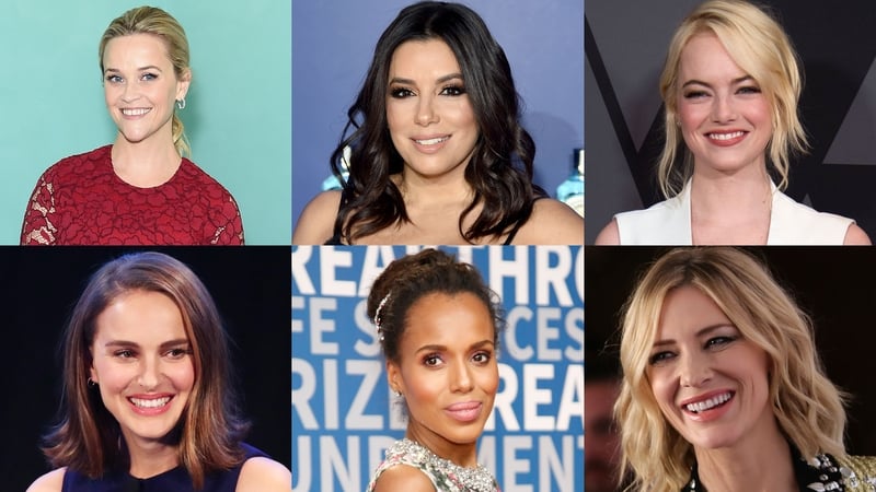 Some of Hollywood's biggest stars team up for Time's Up campaign