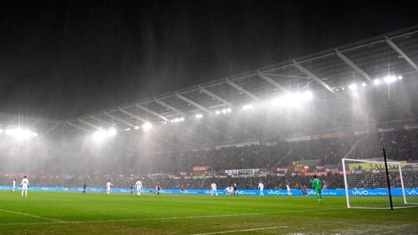 Nice weather for ducks at the home of the Swans
