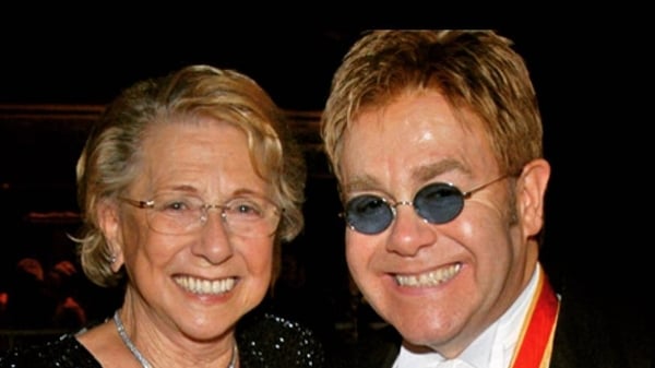 Sheila Farebrother pictured with her son