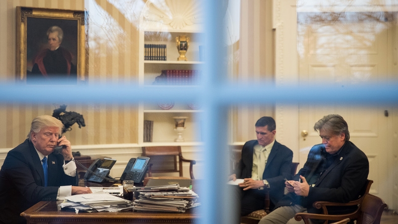 Donald Trump's first year has seen some key figures depart