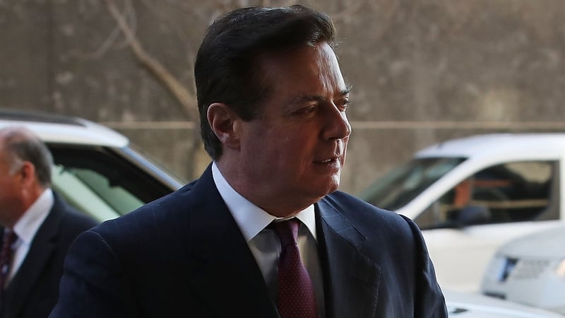 Paul Manafort pictured arriving at the Prettyman Federal Courthouse for a hearing on 11 December