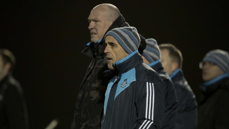 Dublin manager Pat Gilroy (L) with selector Anthony Cunningham
