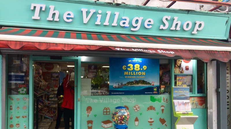 Great excitement in Malahide was sellers of EuroMillions jackpot revealed