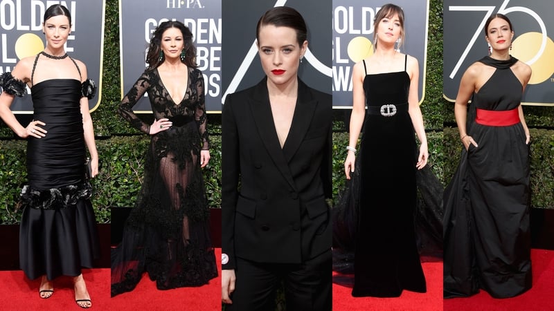 Stars on the Golden Globes red carpet