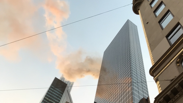 US President Donald Trump was in Washington at the time