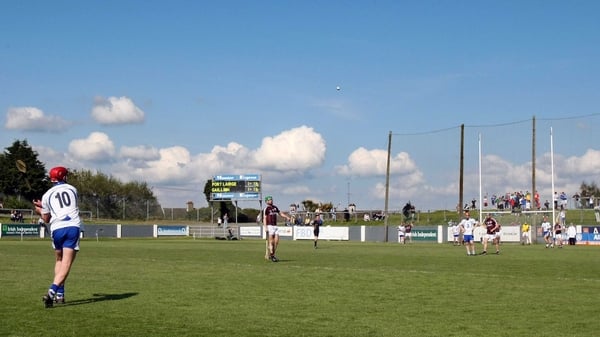 Waterford's Pauric Mahony scores a free against Galway in a National Hurling League clash at Walsh Park back in 2011