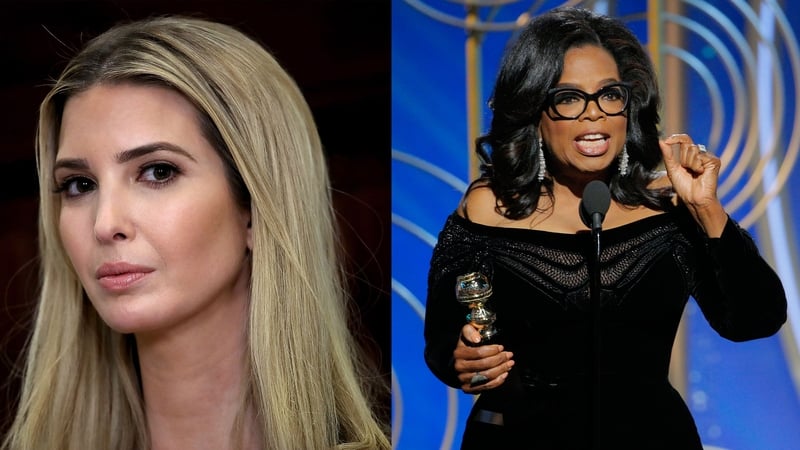 Twitter reacts to Ivanka Trump's support of Oprah Winfrey's impassioned Golden Globes speech