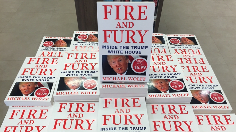 Eason says demand for 'Fire and Fury' is "keeping the publisher on its toes"