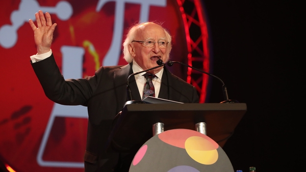 President Higgins told the young people that they are at a greater degree of ethical awareness than any other generation