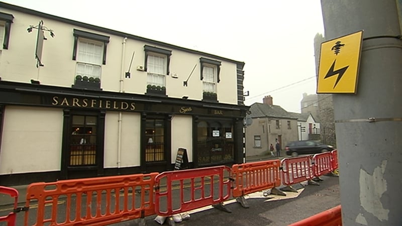 The device was found in a toilet in Sarsfields pub