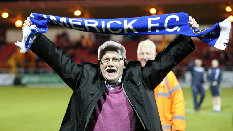Pat O'Sullivan during the 2015 season where Limerick almost avoided relegation
