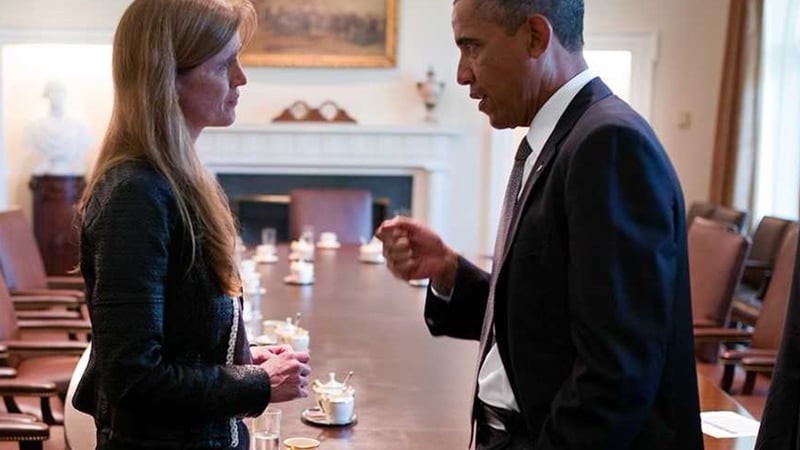 Power and Obama pow wow