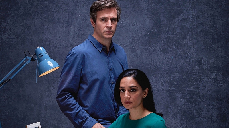 Next of Kin stars Jack Davenport and Archie Panjabi