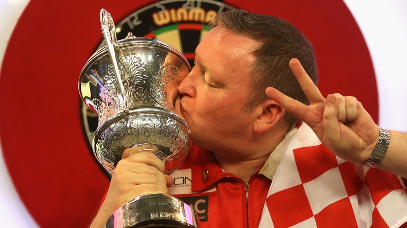 Glen Durrant celebrates his success