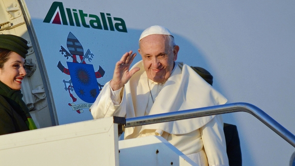 Pope Francis departs Rome for Chile