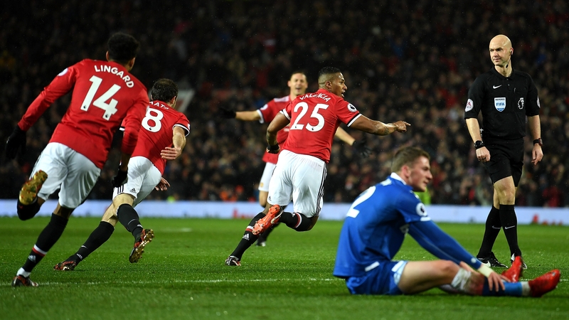 Antonio Valencia celebrates Untied's first goal