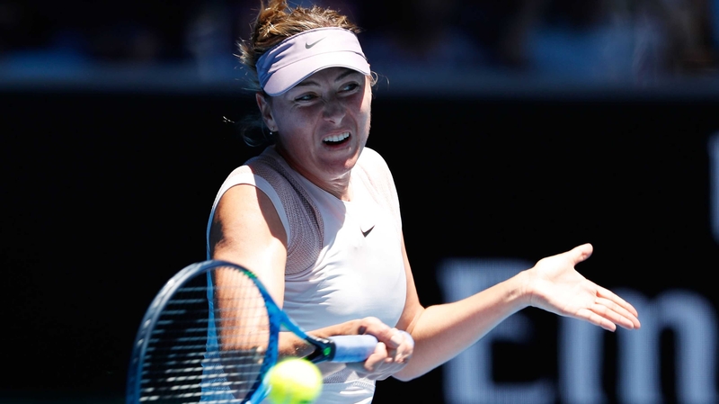 Maria Sharapova described playing today's match as 'pretty routine'