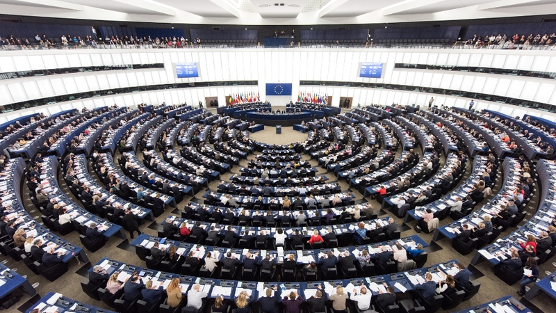 The European Parliament in Strasbourg