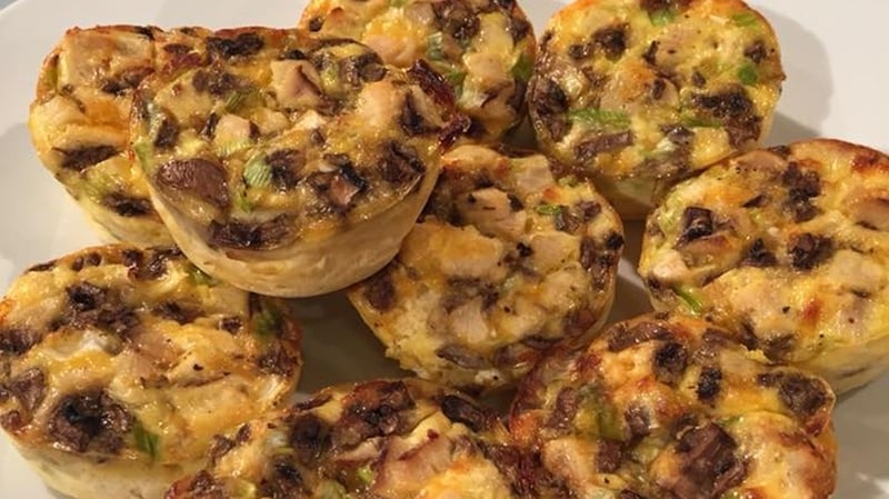 Niamh's Mini Chicken & Mushroom Quiches