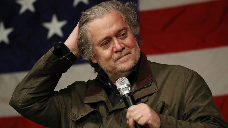 Steve Bannon recently had a public falling out with Donald Trump