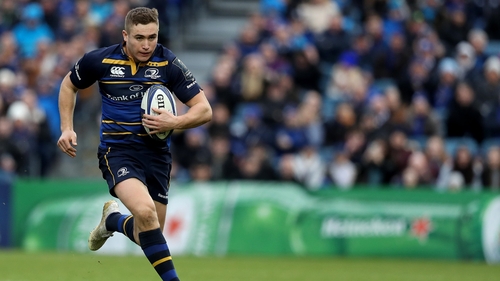 Jordan Larmour will take the wing position vacated by the injured Fergus McFadden
