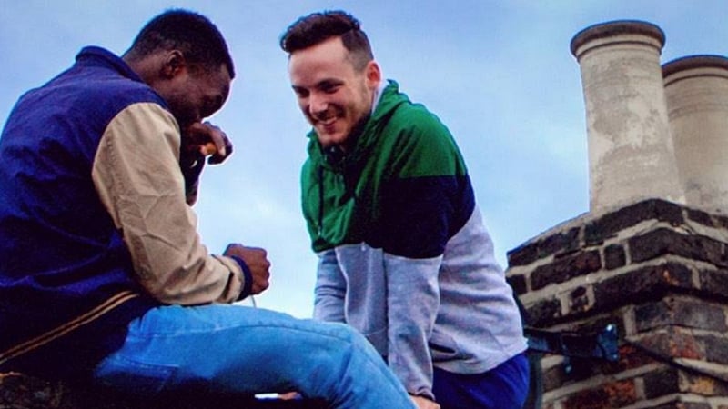 Josh Williams and Alan Mahon in 'If We Got Some More Cocaine I Could Show You How I Love You'