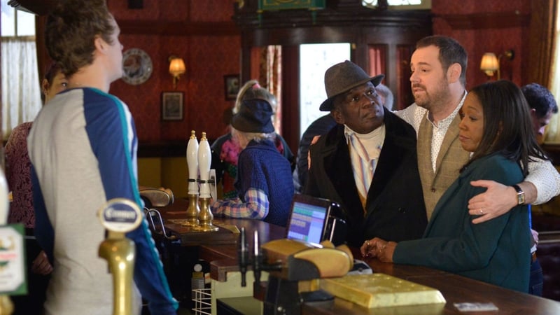 The Carters pack up their belongings in the pub