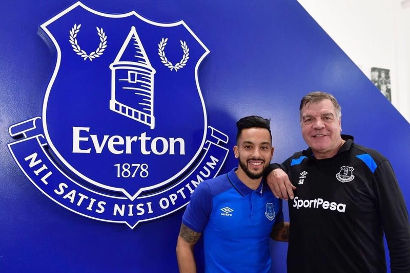 Theo Walcott ended his 12-year stay at Arsenal with a £20m move to Everton (Picture credit: @EvertonFC)