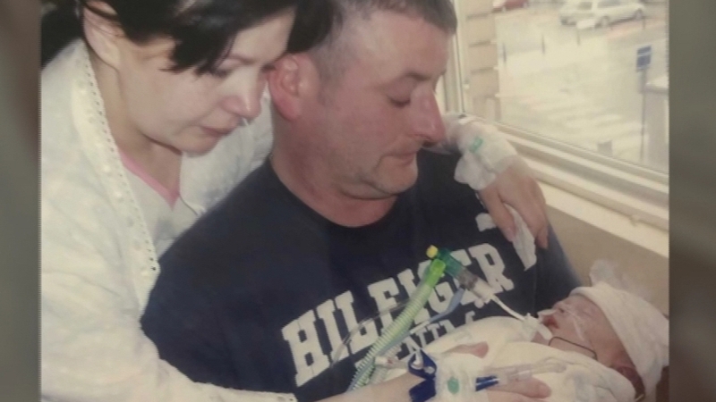 Evan Tuite suffered a fractured skull and significant brain injury during his delivery in 2012