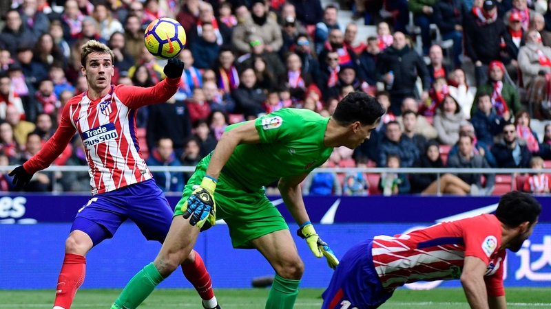 Antoine Griezmann's Atletico are now eight points behind Barcelona