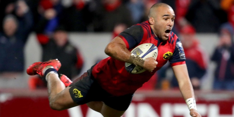 Simon Zebo is likely to miss out for Munster