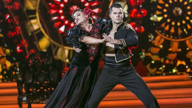 Norah Casey and professional partner Curtis Pritchard