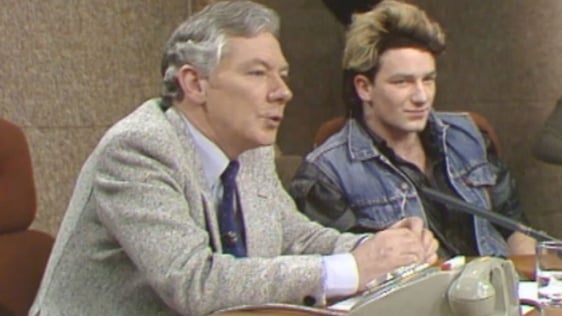 Gay Byrne and Bono (1983)