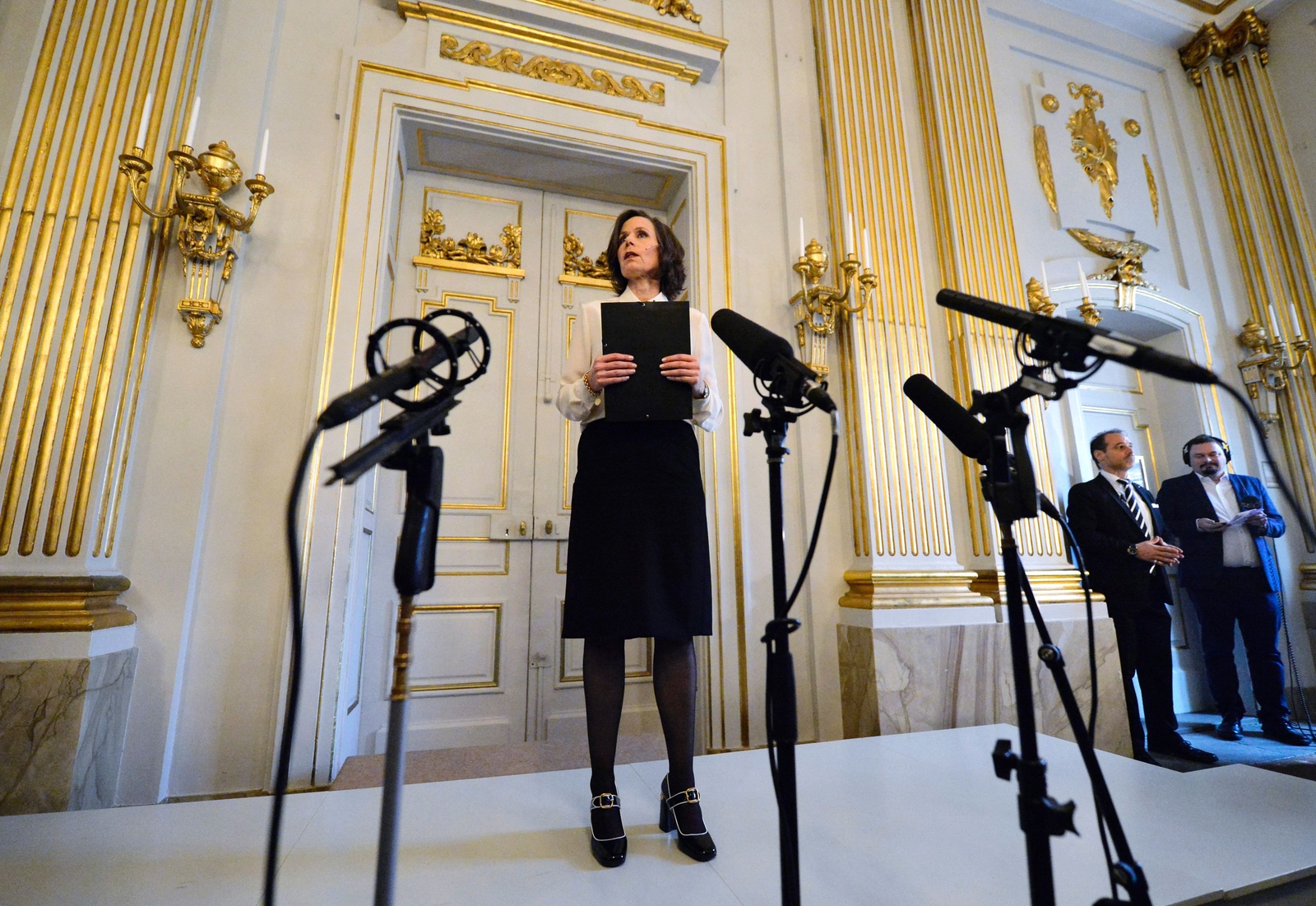 Sara Danius announces that Bob Dylan is awarded the 2016 Nobel Prize in Literature.