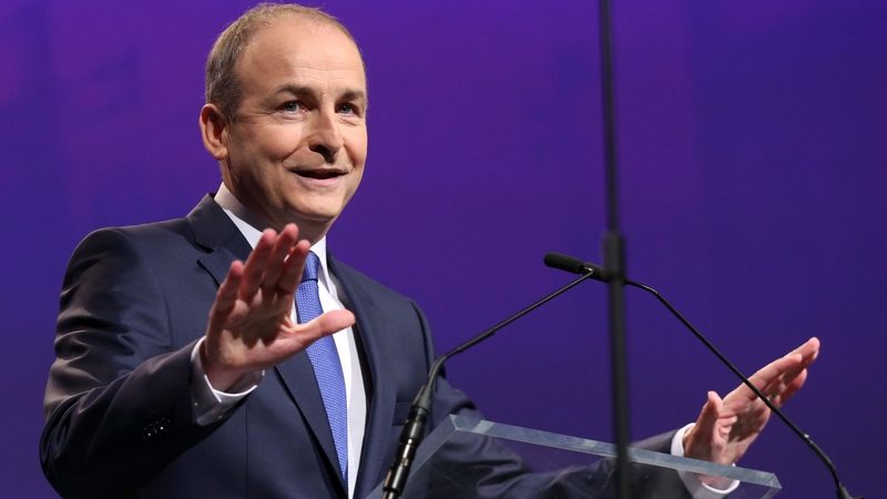 Micheál Martin described hospital waiting lists and the housing situation as "scandalous"