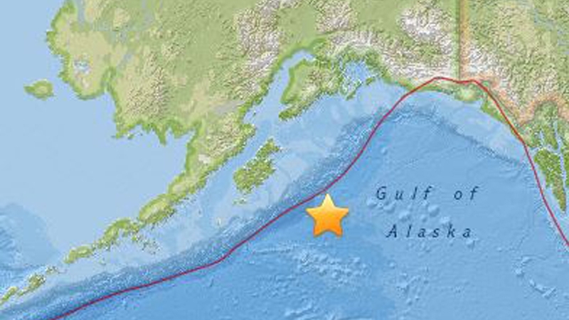 A handout map image made available by the United States Geological Survey showing where the earthquake struck