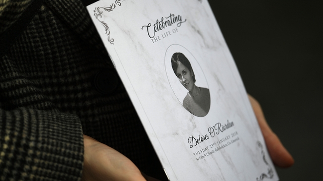 The funeral mass heard that the singer was 'an influence for good'