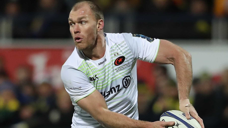 Schalk Burger in action for Saracens against Northampton