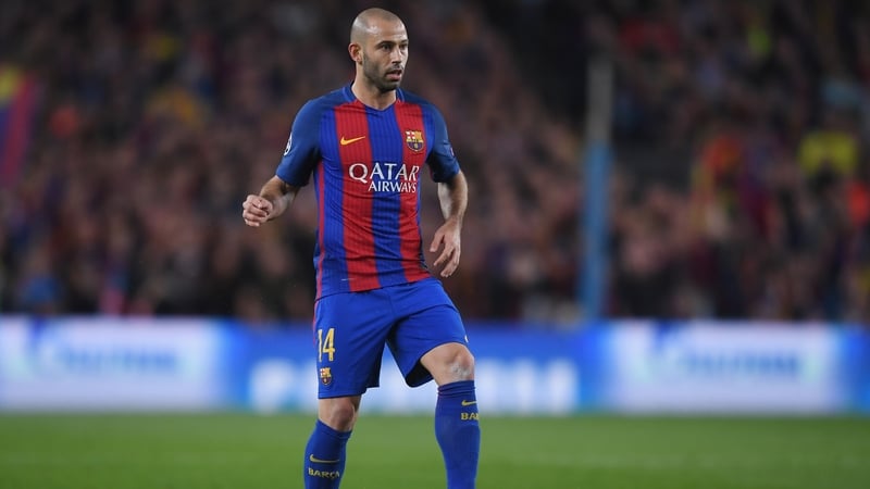 Javier Mascherano made 334 appearances for Barcelona.