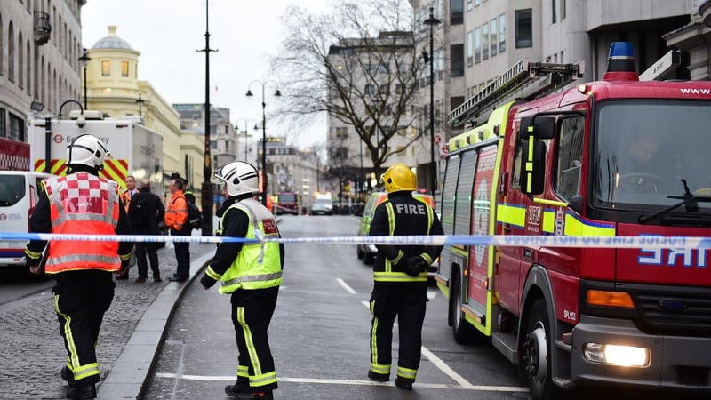 Major road in central London was sealed off to deal with the gas leak
