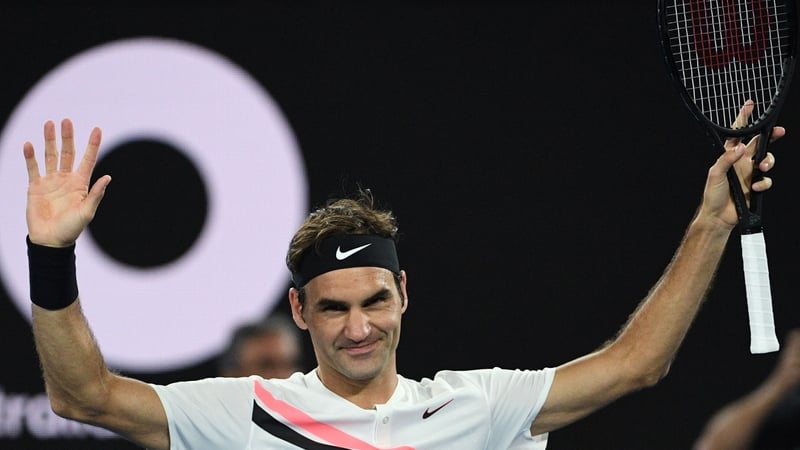 Roger Federer is yet to lose a set in this year's Melbourne event