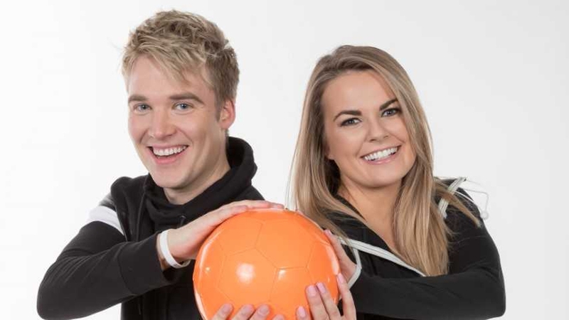 Gráinne Bleasdale and Micheál Ó Ciaraidh