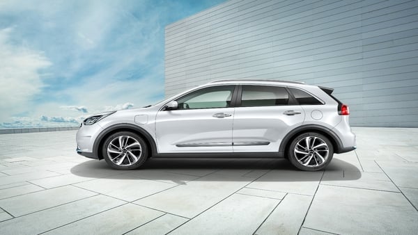 Kia says the Niro crossover plug-in hybrid has a pure electric range of 58 km.