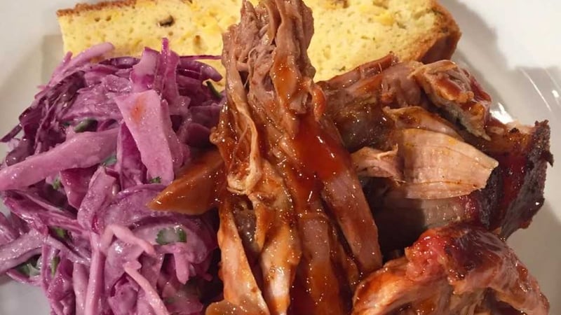 John Relihan's Pulled Pork, Cornbread & Coleslaw