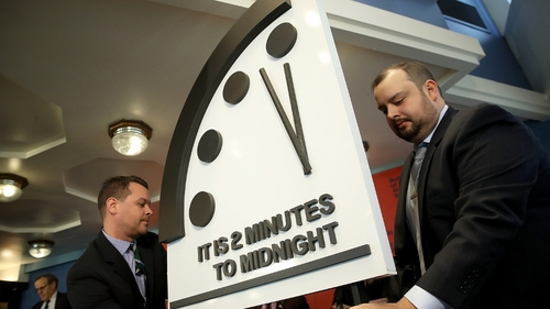 Clock moved forward over nuclear threat