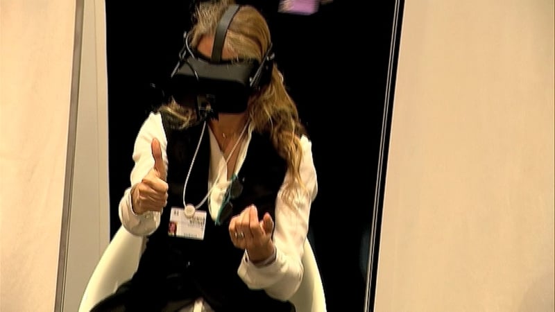 One exhibition allows users experience another person's movements