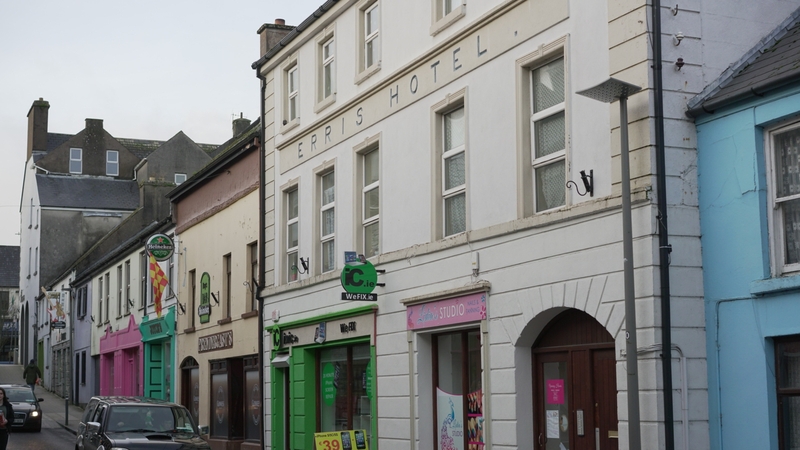 The victim had been living in an apartment at a premises known as the old Erris Hotel