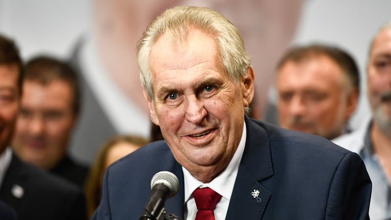 Second term in office for Czech President Milos Zeman