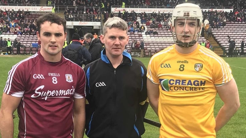 The All-Ireland and League champions got off to a nervy start (Pic: Antrim GAA Twitter)