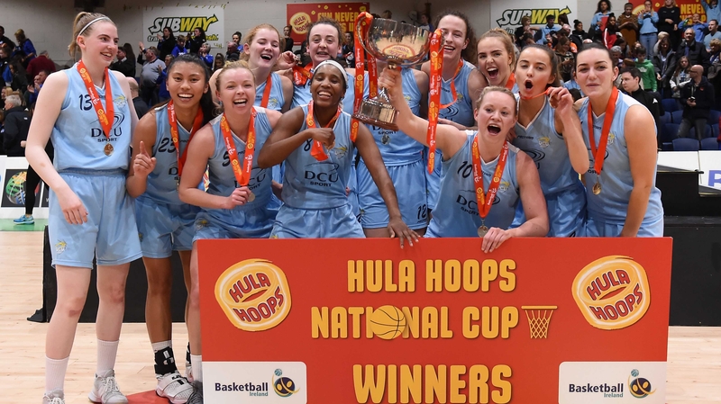 DCU Mercy celebrate their triumph